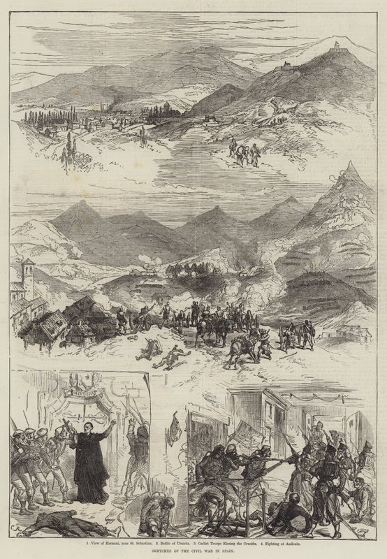 Schizzi della Guerra Civile in Spagna da Sir John Charles Robinson