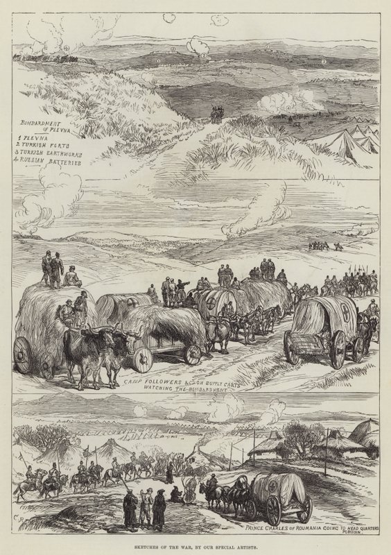 Schizzi della guerra da Sir John Charles Robinson