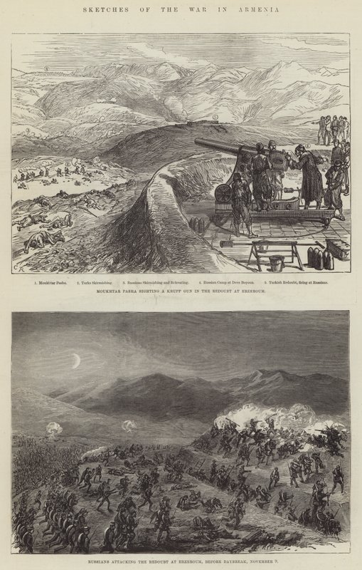 Schizzi della guerra in Armenia da Sir John Charles Robinson