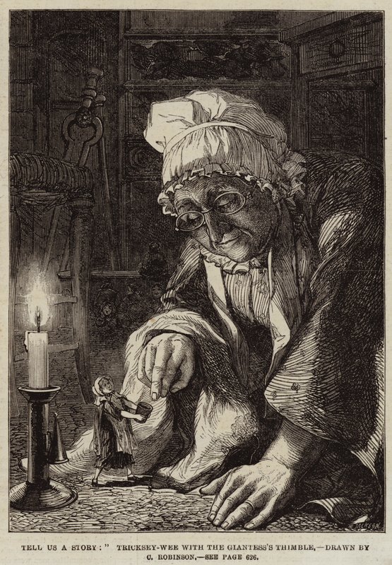 Raccontaci una storia, Tricksey-Wee con il ditale della gigantessa da Sir John Charles Robinson