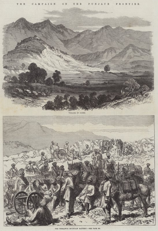 La campagna sulla frontiera del Punjab da Sir John Charles Robinson