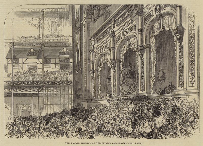 Il Festival di Handel al Crystal Palace da Sir John Charles Robinson
