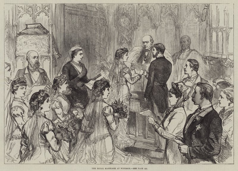 Il matrimonio reale a Windsor da Sir John Charles Robinson