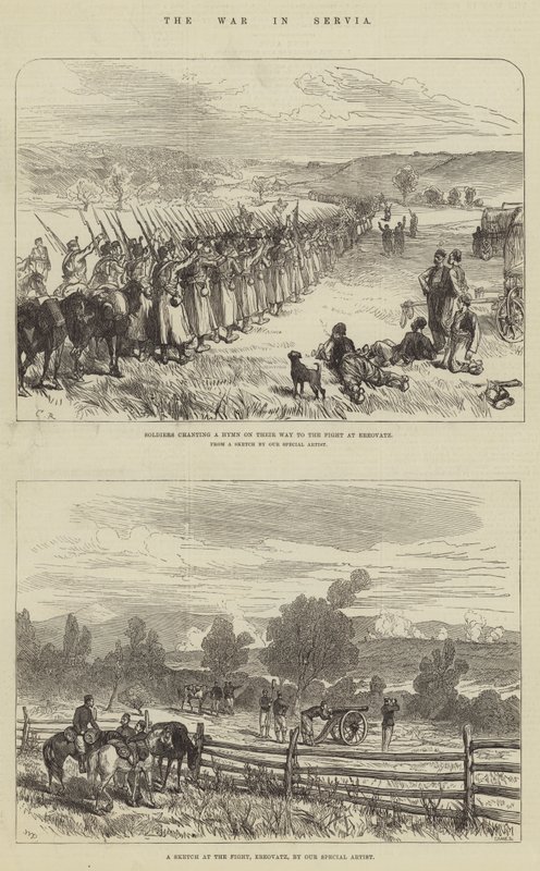 La guerra in Serbia da Sir John Charles Robinson