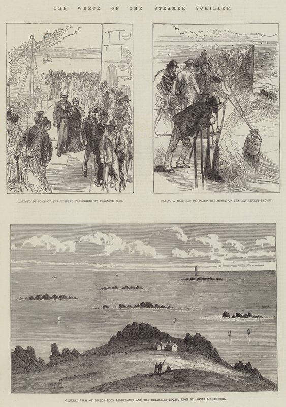 Il naufragio del piroscafo Schiller da Sir John Charles Robinson