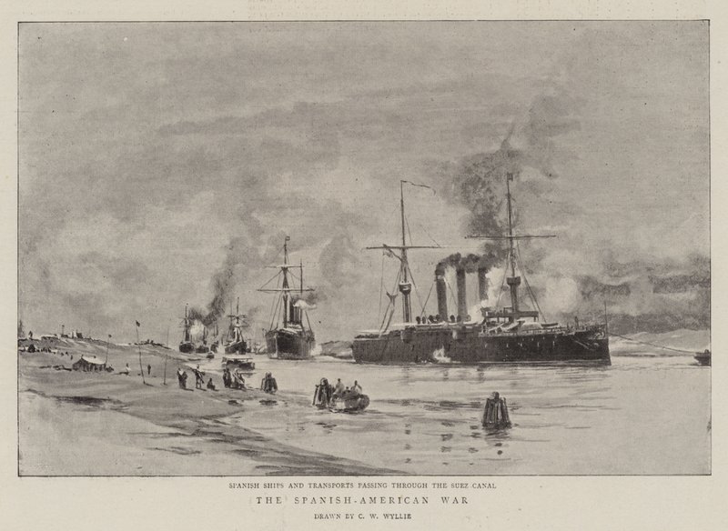 La guerra ispano-americana da Charles William Wyllie
