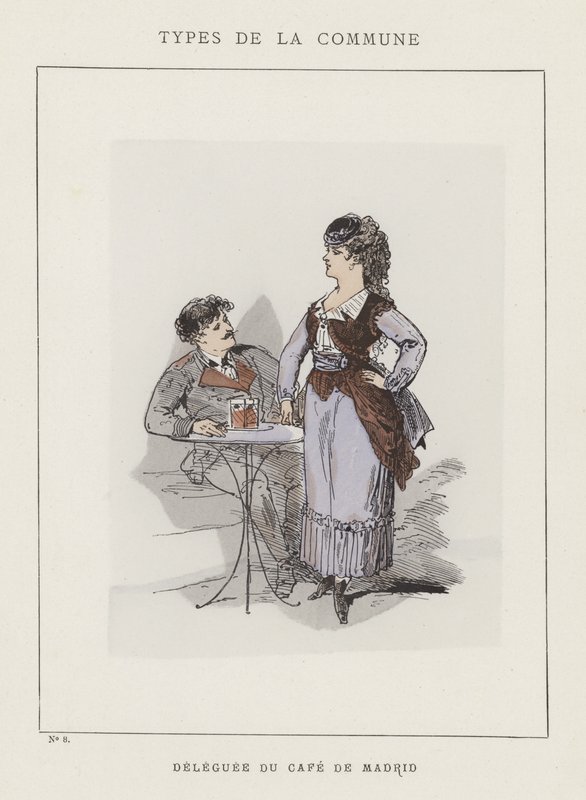 Delegata del Café de Madrid da Charles Albert d Arnoux Bertall