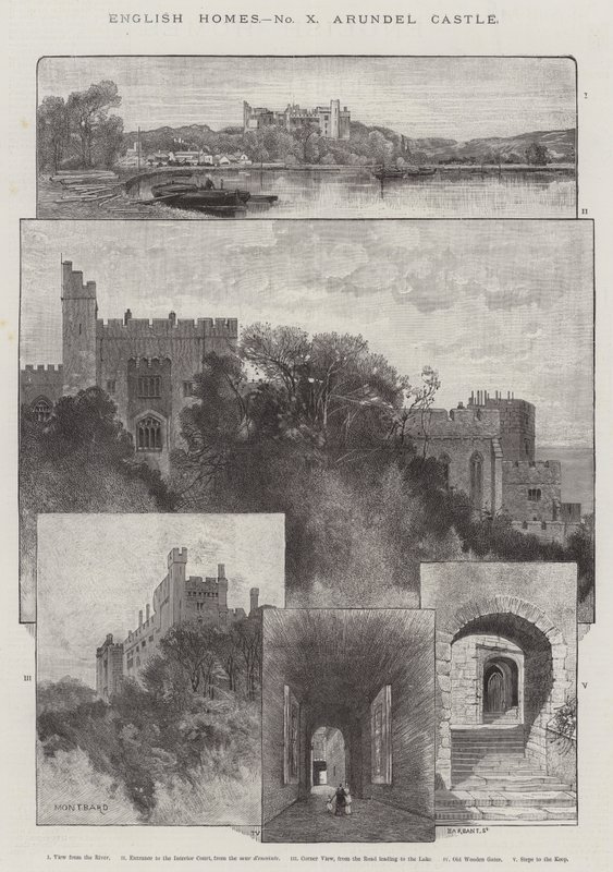 Castello di Arundel da Charles Auguste Loye