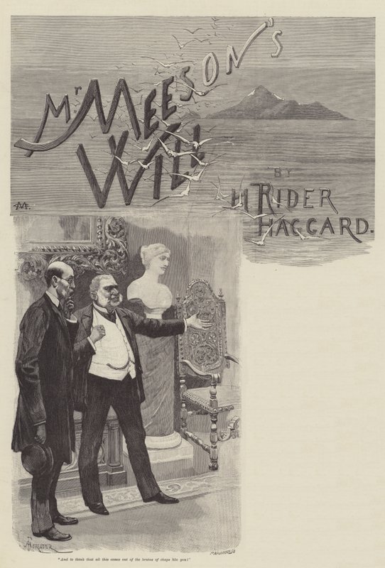 Il testamento di Mr Meeson, di H Rider Haggard da Charles Auguste Loye