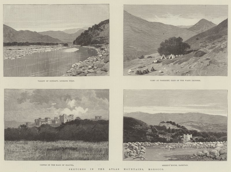 Schizzi nelle Montagne dell