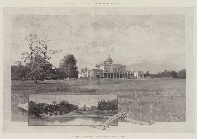 Stoke Park, Buckinghamshire da Charles Auguste Loye