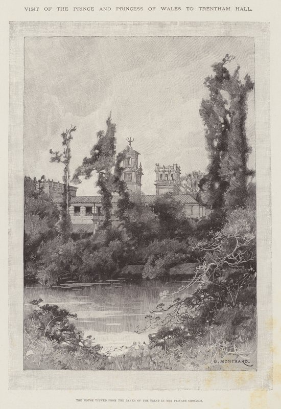 Visita del Principe e della Principessa del Galles a Trentham Hall da Charles Auguste Loye