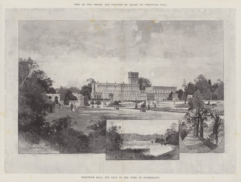 Visita del Principe e della Principessa del Galles a Trentham Hall da Charles Auguste Loye
