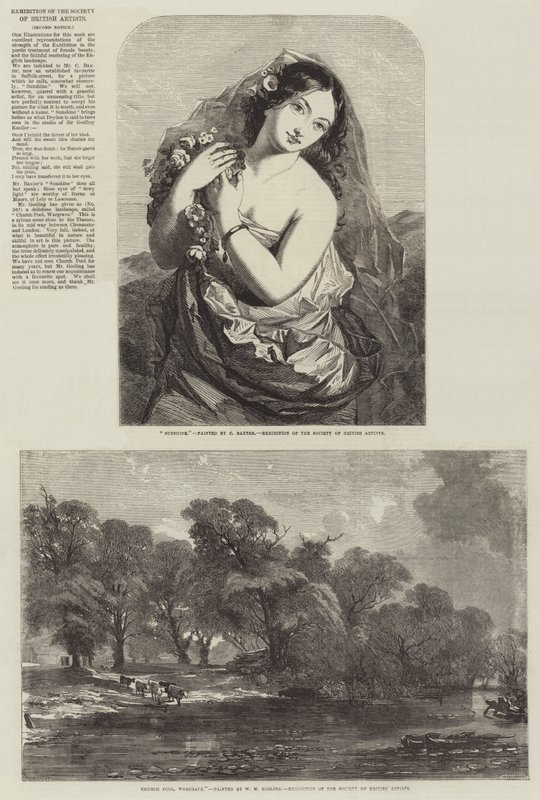 Esposizione della Società degli Artisti Britannici da Charles Baxter