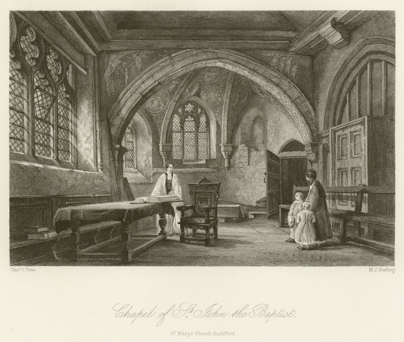 Cappella di San Giovanni Battista, Chiesa di Santa Maria, Guildford da Charles Claude Pyne