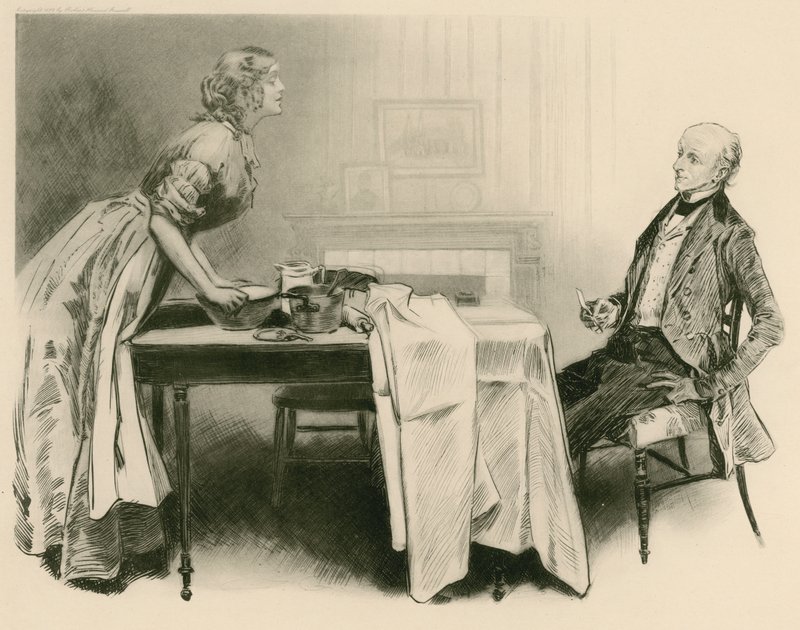 Dick Swiveller e la Marchesa da Charles Dana Gibson