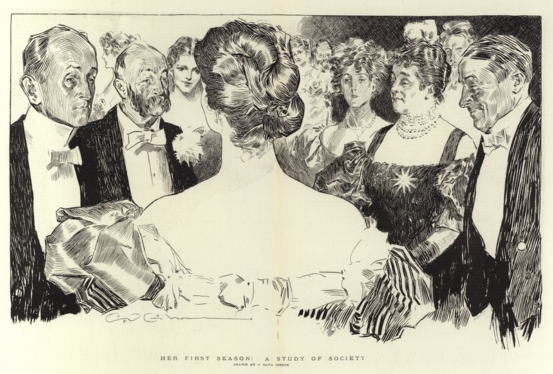La sua prima stagione, uno studio della società da Charles Dana Gibson