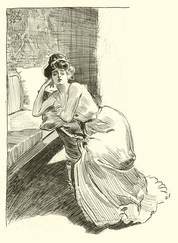 Illustrazione per La scala sociale da Charles Dana Gibson