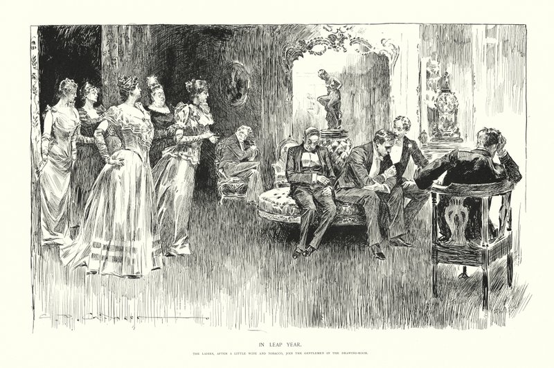 Anno bisestile da Charles Dana Gibson