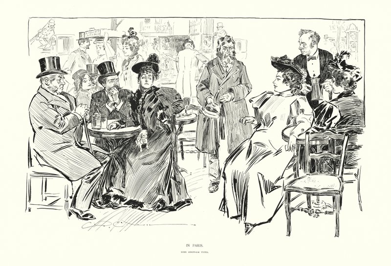 A Parigi da Charles Dana Gibson