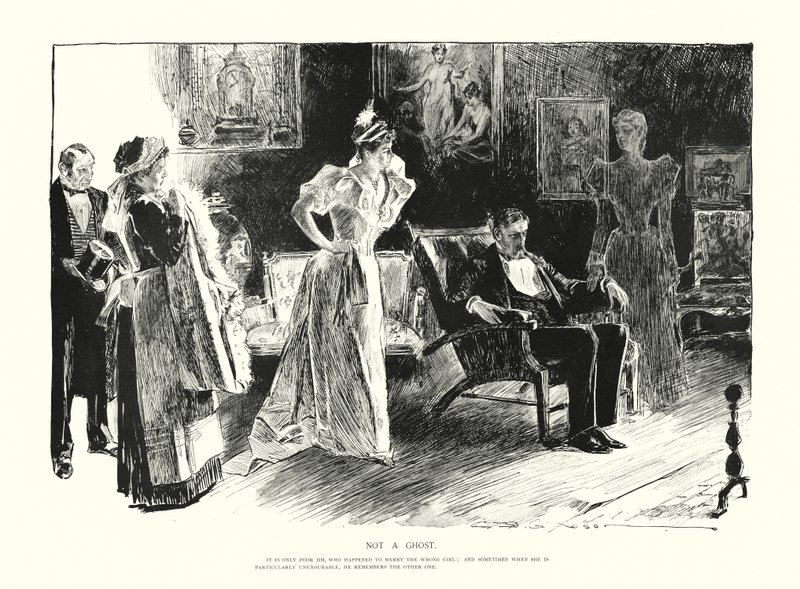 Non un fantasma da Charles Dana Gibson