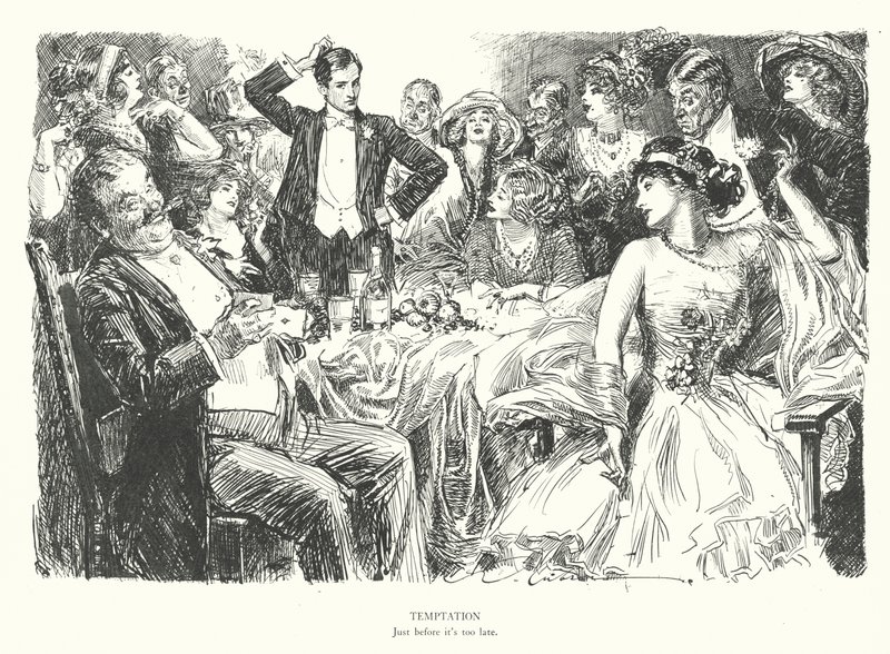 Tentazione, appena prima che sia troppo tardi da Charles Dana Gibson