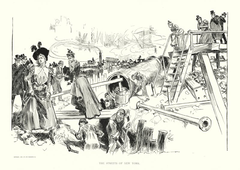 Le strade di New York da Charles Dana Gibson