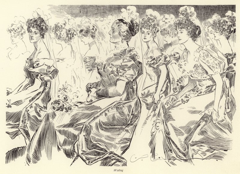 In Attesa di un Salotto da Charles Dana Gibson
