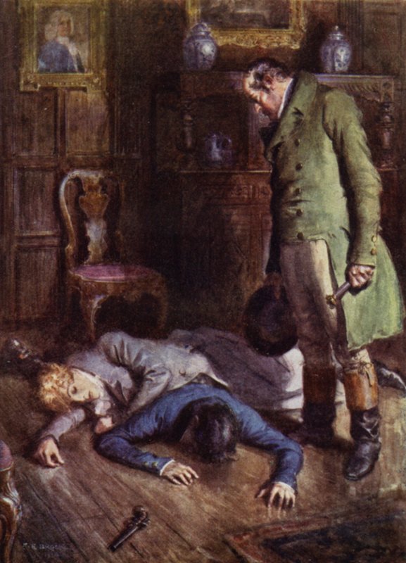 Illustrazione per The Amateur Gentleman di Jeffery Farnol da Charles Edmund (after) Brock