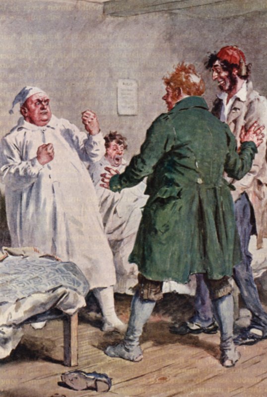 Illustrazione per Il Circolo Pickwick di Charles Dickens da Charles Edmund (after) Brock