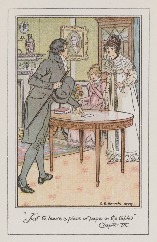 Illustrazione per Emma di Jane Austen da Charles Edmund Brock