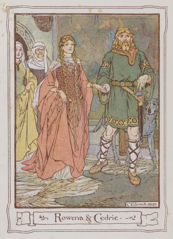 Illustrazione per Ivanhoe di Sir Walter Scott da Charles Edmund Brock