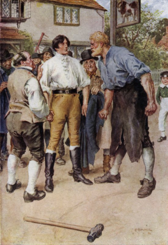 Illustrazione per The Broad Highway a Romance of Kent da Charles Edmund Brock