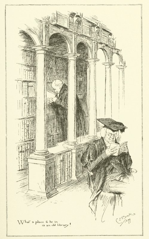 Illustrazione per Gli Essays of Elia di Charles Lamb da Charles Edmund Brock