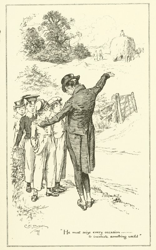 Illustrazione per Gli saggi di Elia di Charles Lamb da Charles Edmund Brock