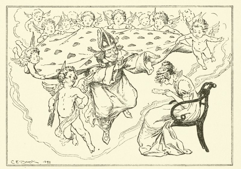 Illustrazione per The Essays of Elia di Charles Lamb da Charles Edmund Brock