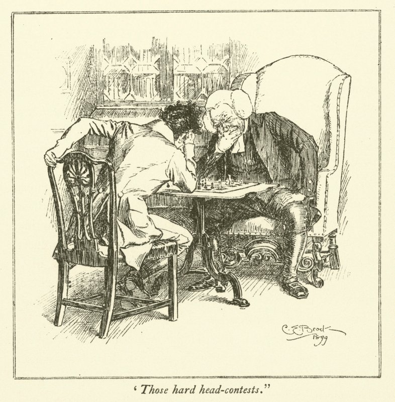 Illustrazione per Gli saggi di Elia di Charles Lamb (incisione) da Charles Edmund Brock
