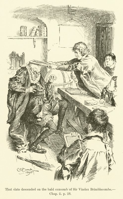 Illustrazione per Westward Ho! di Charles Kingsley da Charles Edmund Brock
