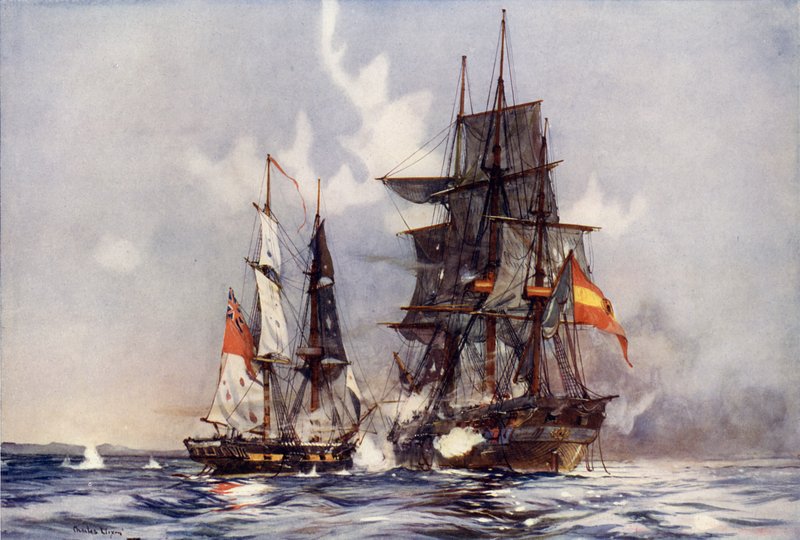 La Speedy cattura il Gamo da Charles Edward Dixon
