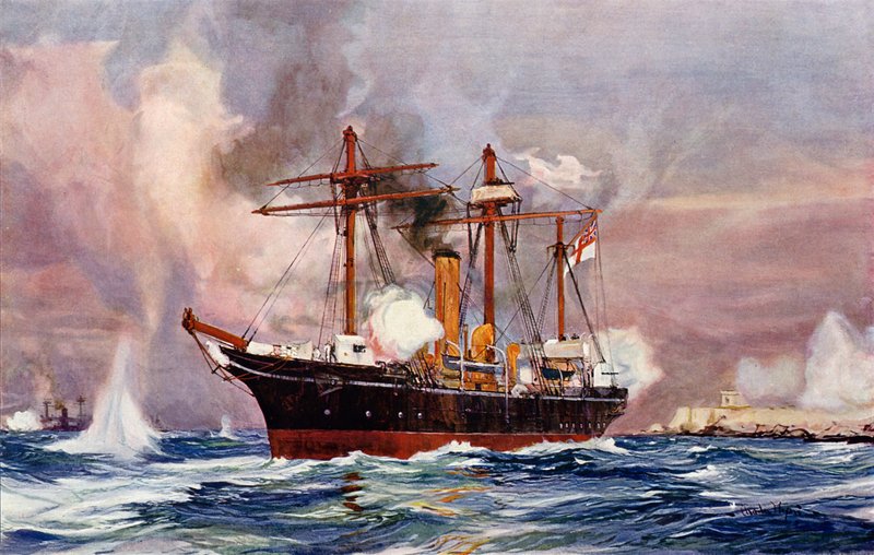 Ben fatto Condor. Il bombardamento di Alessandria, 1882 da Charles Edward Dixon