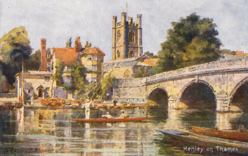 Fiume Tamigi: Henley on Thames da Charles Edwin Flower