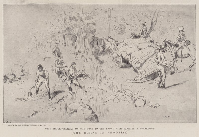 La rivolta in Rhodesia da Charles Edwin Fripp