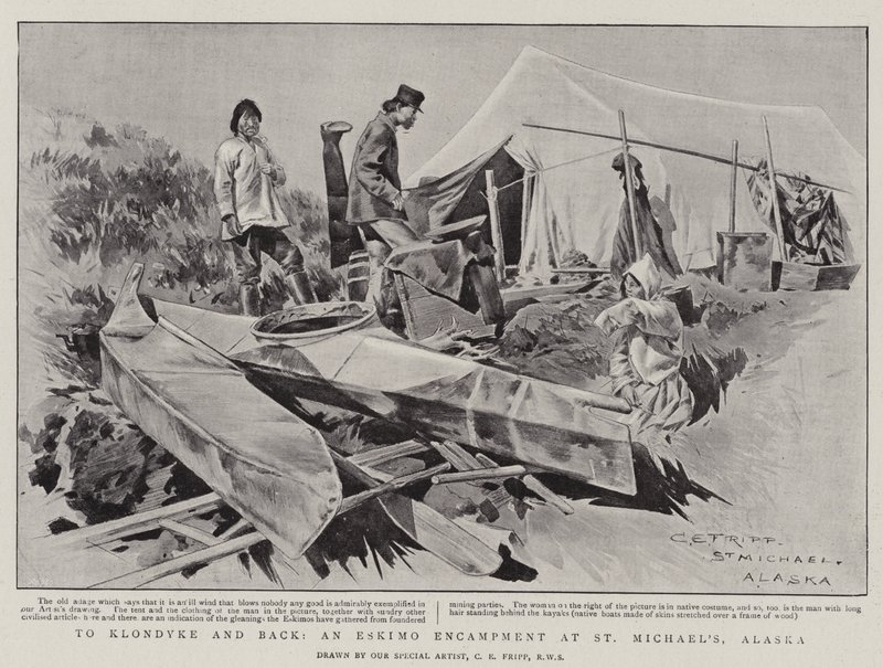 Verso Klondyke e ritorno, un accampamento eschimese a St Michael
