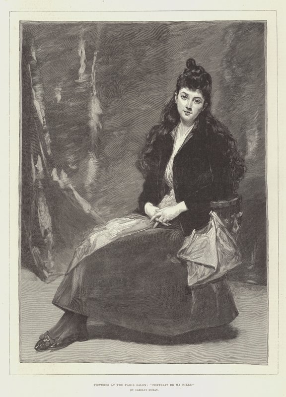 Ritratti al Salon di Parigi, Ritratto di Mia Figlia da Charles Emile Auguste Carolus Duran