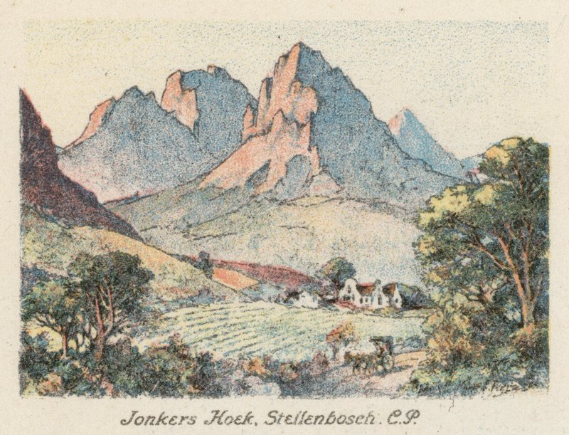 Sud Africa: Jonkers Hoek, Stellenbosch, CP da Charles Ernest Peers