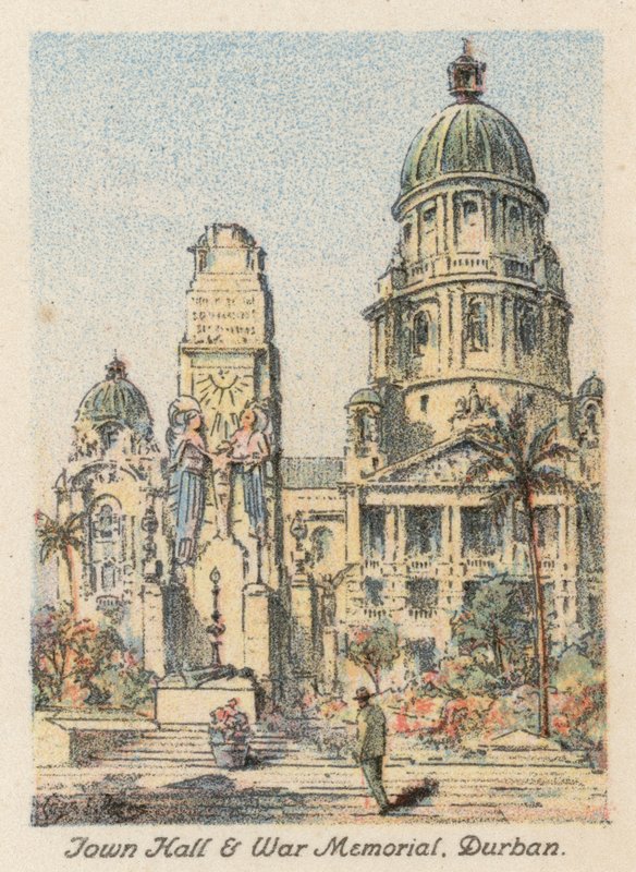 Sudafrica: Municipio e Memoriale di Guerra, Durban da Charles Ernest Peers