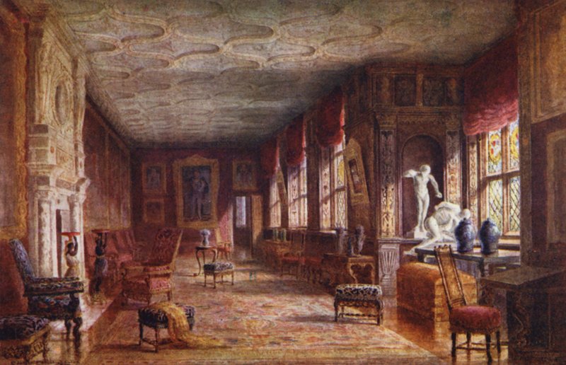 Knole House: Cartoon Gallery da Charles Essenhigh Corke