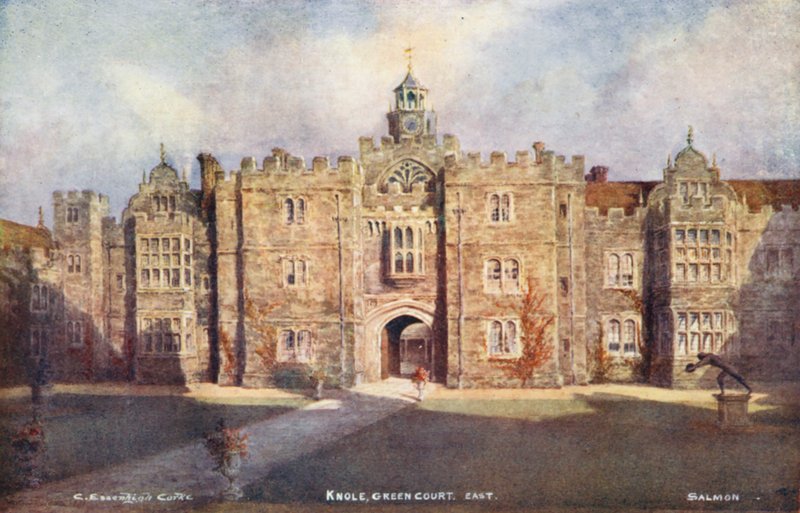 Knole House: Green Court, Est da Charles Essenhigh Corke