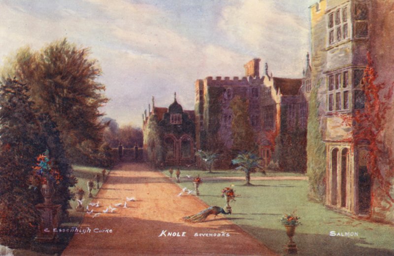 Knole House: Fronte sud, verso ovest da Charles Essenhigh Corke