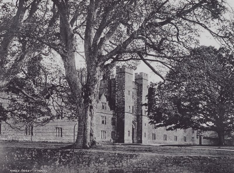 Knole, Facciata Ovest da Charles Essenhigh Corke